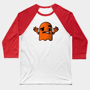 confused little orange ghost w Baseball T-Shirt